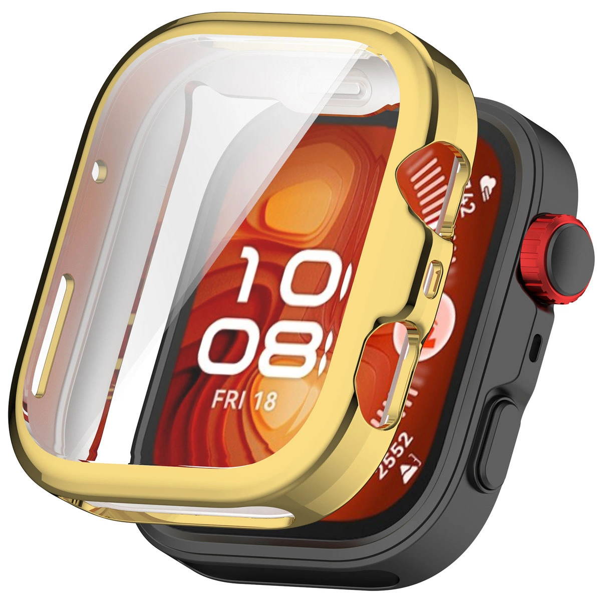 Plecki ze szkłem Bizon Case Watch Felipe dla Huawei Watch Fit 4 Pro
